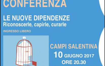 Le nuove dipendenze e i rischi della rete: sabato una conferenza a Campi Salentina