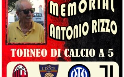 Memorial Antonio Rizzo: il ricordo di un grande uomo