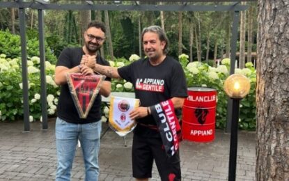 Milan Club “Ringhio Gattuso” di Guagnano sancisce un gemellaggio: attivata raccolta fondi per la Ricerca contro il Cancro